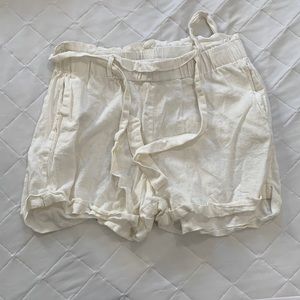 Cream shorts